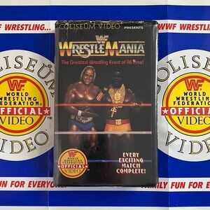 WWF Wrestlemania 1 VHS